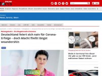 Bild zum Artikel: Weitergedacht – Die Wagenknecht-Kolumne - Deutschland feiert sich naiv für Corona-Erfolge – doch Macht fließt längst woandershin