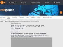 Bild zum Artikel: Berlin verbietet Corona-Demos am Wochenende