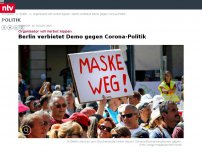 Bild zum Artikel: Senat befürchtet Verstöße: Berlin verbietet Corona-Demonstrationen