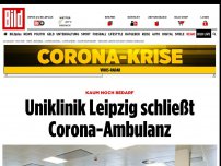 Bild zum Artikel: Kaum noch Bedarf - Uniklinik Leipzig schließt Corona-Ambulanz