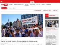 Bild zum Artikel: Berlin verbietet Groß-Demonstrationgegen Corona-Beschränkungen am Wochenende