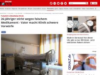 Bild zum Artikel: Patient stirbt - Todesfall in Bielefelder Klinik: 26-Jähriger bekam Medikament seines Zimmernachbarn
