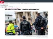 Bild zum Artikel: Etappensieg für Corona-Gegner: Berliner Gericht kippt Demonstrationsverbot