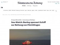 Bild zum Artikel: Seenotrettung von Flüchtlingen: Sea-Watch: Banksy sponsert Schiff zur Rettung von Flüchtlingen