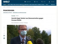 Bild zum Artikel: Gericht kippt Verbot von Demonstration gegen Corona-Politik