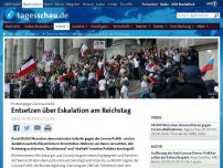Bild zum Artikel: Demo in Berlin: Entsetzen über Eskalation am Reichstag