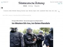 Bild zum Artikel: Demonstration gegen Corona-Regeln in Berlin: Bollerwagen und Reichsflaggen