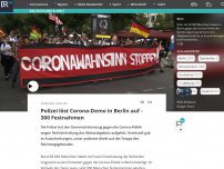 Bild zum Artikel: Corona-Demonstration in Berlin hat begonnen