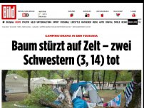 Bild zum Artikel: Camping-Drama in Italien - Baum stürzt auf Zelt – zwei Schwestern (3, 14) tot