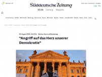 Bild zum Artikel: Demo von Corona-Leugnern in Berlin: Reichsflaggen vorm Bundestag