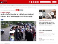 Bild zum Artikel: In NRW - Veranstaltung mit Spahn eskalisiert: Minister wird auf offener Bühne angefeindet