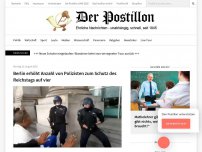 Bild zum Artikel: Berlin erhöht Anzahl von Polizisten zum Schutz des Reichstags auf vier