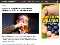 Bild zum Artikel: Angst vor Bierpartei: Team Strache benennt sich um in Drei-Bier-Partei