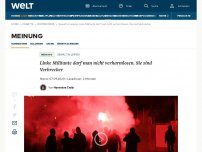 Bild zum Artikel: Linke Militante darf man nicht verharmlosen. Sie sind Verbrecher