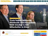 Bild zum Artikel: Trotz halber Milliarde Dividende und Kurzarbeit: MAN kündigt 2.300 Mitarbeiter in Steyr
