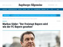 Bild zum Artikel: Markus Söder im Interview: „Der Freistaat Bayern wird wie der FC Bayern gesehen'
