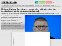 Bild zum Artikel: Mutmaßlicher Rechtsextremer als Leibwächter bei deutschem Verfassungsschutzchef
