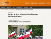 Bild zum Artikel: Bremen verbietet Zeigen von Reichsfahnen und Reichskriegsflaggen