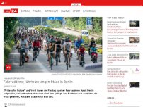 Bild zum Artikel: 'Fridays For future' ruft zu Fahrraddemo auf Autobahnen auf - Berliner Avus wird gesperrt