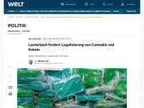 Bild zum Artikel: Karl Lauterbach plädiert für Cannabis-Legalisierung