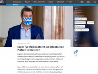 Bild zum Artikel: Söder stellt Maskenpflicht auf öffentlichen Plätzen in Aussicht