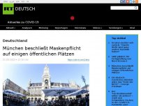 Bild zum Artikel: München beschließt Maskenpflicht auf einigen öffentlichen Plätzen