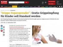 Bild zum Artikel: Grippeimpfung für Kinder soll Standard werden