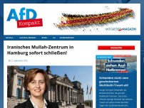 Bild zum Artikel: Iranisches Mullah-Zentrum in Hamburg sofort schließen!