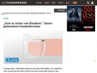 Bild zum Artikel: „Fast so sicher wie Kondom“: Durex präsentiert Gemächtsvisier