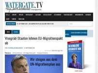 Bild zum Artikel: Visegrád-Staaten lehnen EU-Migrationspakt ab