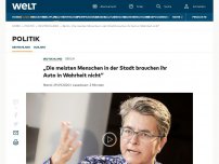 Bild zum Artikel: „Die meisten Menschen in der Stadt brauchen ihr Auto in Wahrheit nicht“