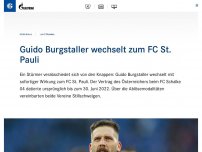 Bild zum Artikel: Guido Burgstaller wechselt zum FC St. Pauli