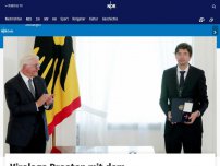 Bild zum Artikel: Steinmeier verleiht Drosten das Bundesverdienstkreuz