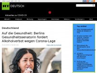Bild zum Artikel: Auf die Gesundheit: Berlins Gesundheitssenatorin fordert Alkoholverbot wegen Corona-Lage