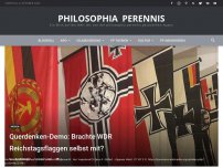 Bild zum Artikel: Querdenken-Demo: Brachte WDR Reichstagsflaggen selbst mit?