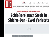 Bild zum Artikel: Großeinsatz in Hamburg - Schießerei nach Streit in Shisha-Bar - 2 Verletzte