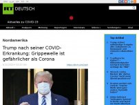 Bild zum Artikel: Trump nach seiner COVID-Erkrankung: Grippewelle ist gefährlicher als Corona