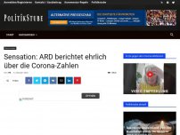 Bild zum Artikel: Sensation: ARD berichtet ehrlich über die Corona-Zahlen