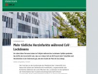 Bild zum Artikel: Mehr tödliche Herzinfarkte während CoV-Lockdown