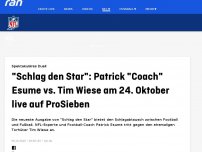 Bild zum Artikel: Schlag den Star: Coach Esume gegen Tim Wiese!