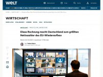 Bild zum Artikel: Diese Rechnung macht Deutschland zum größten Nettozahler der EU