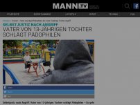 Bild zum Artikel: Vater verprügelt Pädophilen, der seine 13-jährige Tochter angriff