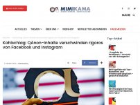 Bild zum Artikel: Kahlschlag: QAnon-Inhalte verschwinden rigoros von Facebook und Instagram