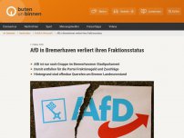 Bild zum Artikel: AfD in Bremerhaven verliert ihren Fraktionsstatus