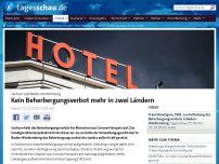 Bild zum Artikel: Kein Beherbergungsverbot mehr in Sachsen und Baden-Württemberg