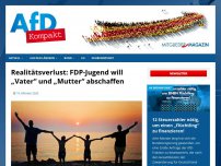 Bild zum Artikel: Realitätsverlust: FDP-Jugend will „Vater“ und „Mutter“ abschaffen