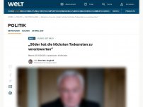 Bild zum Artikel: „Söder hat die höchsten Todesraten zu verantworten“