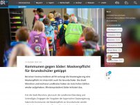 Bild zum Artikel: Kommunen gegen Söder: Maskenpflicht für Grundschüler gekippt