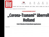 Bild zum Artikel: Ausgangssperre droht - „Corona-Tsunami“ überrollt Holland