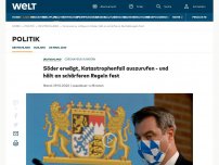 Bild zum Artikel: Söder will Kontaktregeln verschärfen – und fordert Nachbarn zur Kontrolle auf